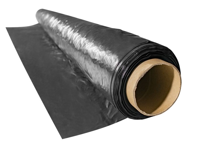 Пленка 40 мкм 3*100 м черная для клубники пленка в рулонах для мульчирования ППЧ00001 фото